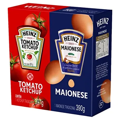 (REC) Ketchup e Maionese Heinz Pack