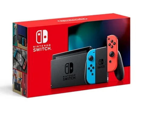 (APP) Console Nintendo Switch 32gb Neon Blue Red | R$2.300