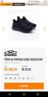 Tênis Olympikus Cube Masculino R$81