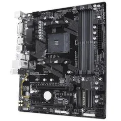 Placa-Mãe Gigabyte GA-AB350M-DS3H V2, AMD AM4, mATX, DDR4 | R$500