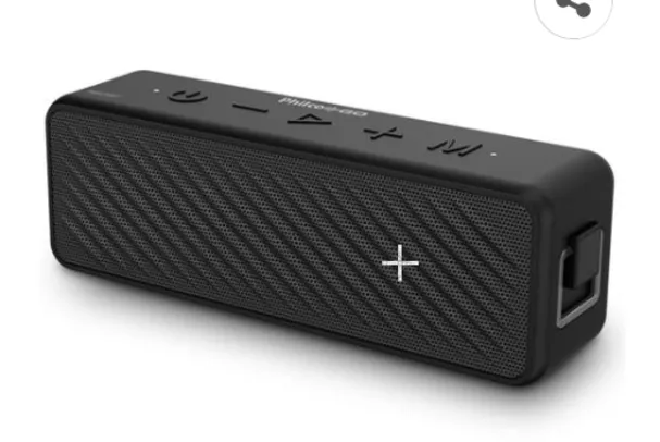 Caixa de Som Portátil Philco PBS25BT com Bluetooth e À Prova D'água - 