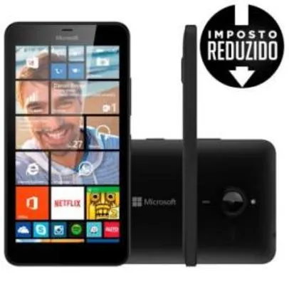 [Ricardo Eletro] Smartphone Lumia 640 XL por R$ 560 - Windows Phone 8.1, QuadCore 1.2GHz Snapdragon,8GB