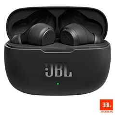 Fone de Ouvido JBL Wave 200TWS Headphone Preto - JBLW200TWSBLK