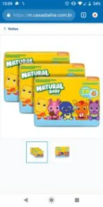 Fraldas Natural Baby Backyardigans Premium G - 84 Unidades