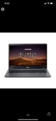 Notebook Acer Aspire 3 Intel Core I5-1035G1 4GB SSD 256GB Endless OS 15.6" - R$3099