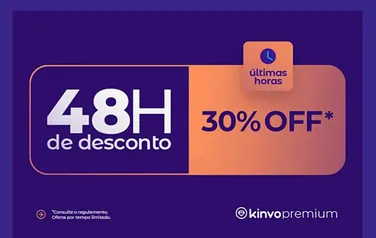 KINVO PREMIUM COM 30% OFF | R$83,93 ANUAL