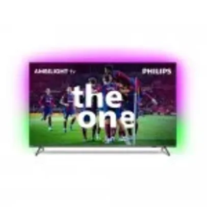 Smart TV Philips 55" Ambilight The One LED 4K UHD Google TV 55PUG8808/78