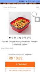 Pote retrátil em silicone 946ml - R$10