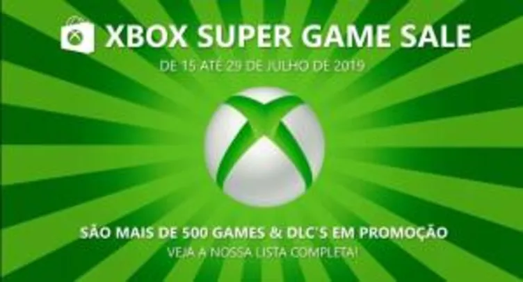 Grátis: Super promoção de jogos XBOX | Pelando
