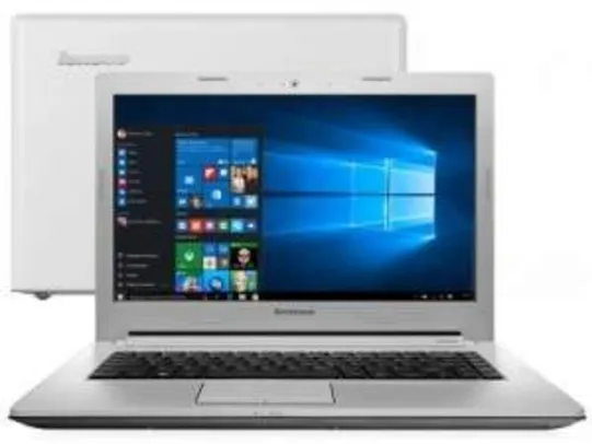 [Magazineluiza] Notebook Lenovo Z40 Intel Core i7 16GB 1TB HD - Windows 10 Tela LED 14" Placa de vídeo 2GB R$3.325