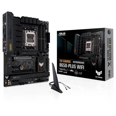 Placa Mãe Asus TUF Gaming B650-Plus Wi-Fi, AMD AM5 B650, ATX, DDR5, Wi-Fi - 90MB1BZ0-M0EAY0