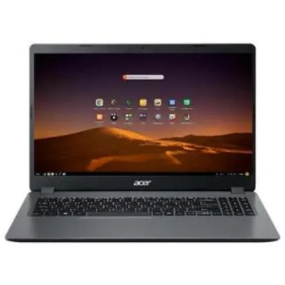 Notebook Acer Core i5-1035G1 4GB 256GB SSD Tela 15.6” | R$3099