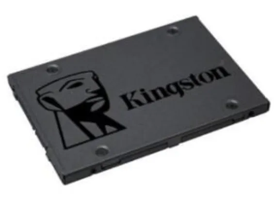 SSD Kingston A400, 120GB, SATA, Leitura 500MB/s, Gravação 320MB/s - SA400S37/120G - R$110