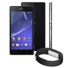 [Ponto Frio] Smartphone Sony Xperia Z2 Preto com Tela 5.2", Câmera 20.7MP, 3G/4G, Android 4.4 e Processador Quad-Core 2.3 GHz + Smart Band por R$ 999