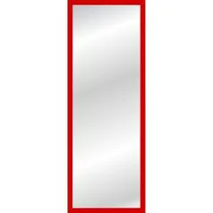Espelho Kapos 33x93cm Vermelho