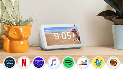 [PRIME] Echo Show 5 - Smart Speaker com tela de 5,5" e Alexa - Cor Branca