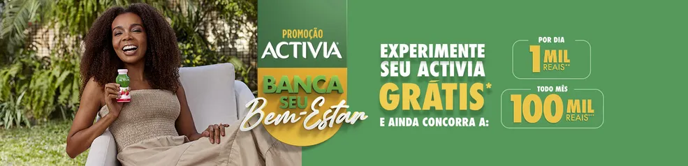 Promoção Activia Banca seu Bem-Estar