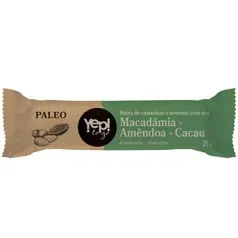 Barra de Castanhas Paleo Yep To Go Macadâmia Amêndoa e Cacau 25g | R$ 1