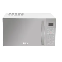 Micro-ondas Philco 26 Litros Branco Espelhado PMO26EB