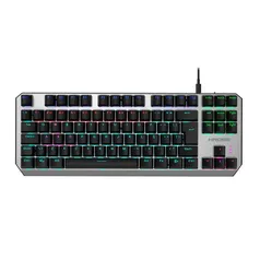 Teclado Mecânico Gamer Kross Randgrid TKL Rainbow, USB, Switch Azul, ABNT2, Metal - KE-KG125