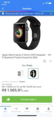 Apple Watch Series 3 | R$1.562