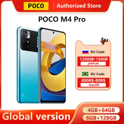 Smartphone Poco m4 pro 5g 64gb/128gb rom