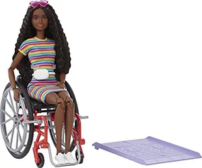 Barbie Fashionista Barbie Fashionista Negra Com Cadeira de Rodas