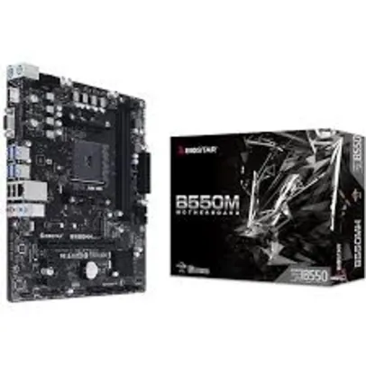 Placa Mãe Biostar B550MH, Chipset B550, AMD AM4, mATX, DDR4