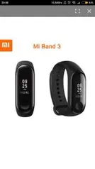 Relógio Xiaomi Mi Band 3 Smartwatch - R$210 (R$104 com 50% de cashback AME)