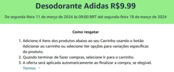 Leve 4 unid - Desodorante Adidas 