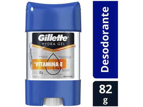 [App] Desodorante Antitranspirante em Barra Gillette - Hydra Gel Vitamina 82g | R$12