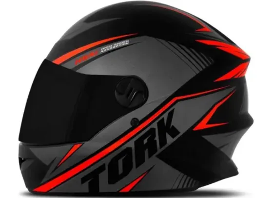 Capacete moto fechado masculino e feminino pro tork R8 viseira fumê