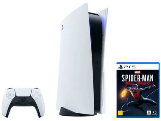 Console PlayStation 5 Sony + Marvels - Spider-Man Miles Morales para PS5 | R$4654