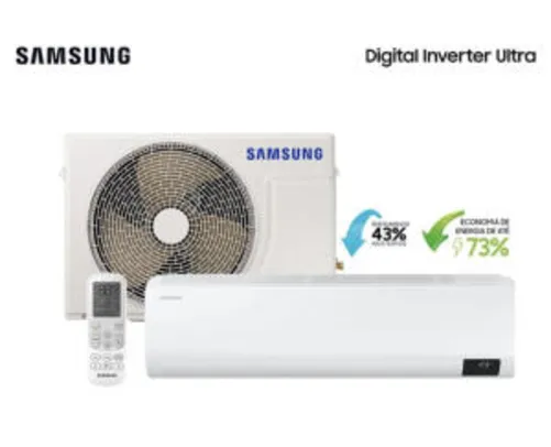 Ar Condicionado Split Hi Wall Samsung Digital Inverter Ultra 9.000 BTU/h Frio - 220v | R$ 1481