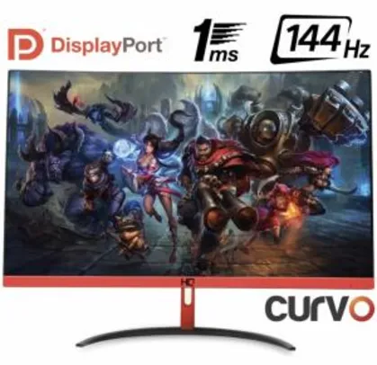 Monitor Gamer LED Curvo 24" 1ms 144hz HQ - R$983