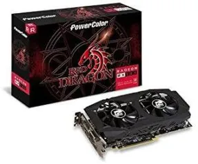 Placa de Vídeo Gpu Amd Rx 580 8Gb Red Dragon | R$1.329