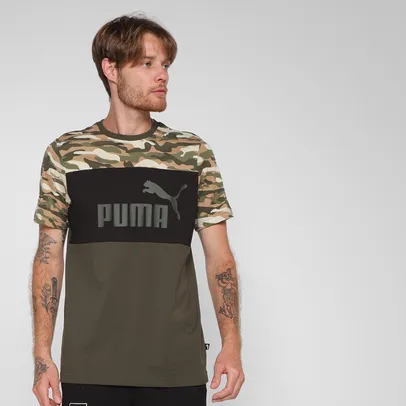 Camiseta Puma Essentials Camo Masculina