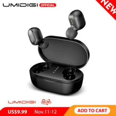 Saindo por R$ 31: [Primeira Compra] UMIDIGI Upods TWS - Fone de ouvido Bluetooth 5.0 | Pelando