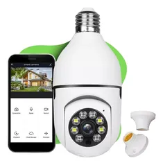 Camera Ip Inteligente Lampada Panoramica Yoosee Wifi E Espiã