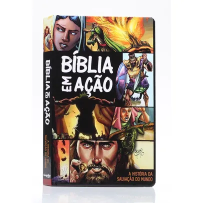 Bíblia em Ação | A História da Salvação do Mundo | Quadrinhos | R$36