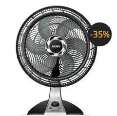 Ventilador de Mesa Silence Force com 126W, 40cm, 6 Pás e 3 Velocidades VF40 - Arno - R$125