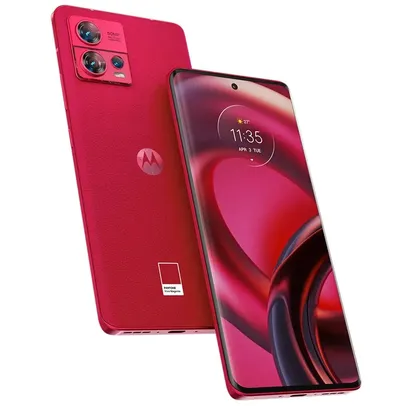 Smartphone Motorola Moto Edge 30 Fusion 256GB 8GB RAM Câmera Tripla 50MP Tela 6.6&quot;-Viva Magenta