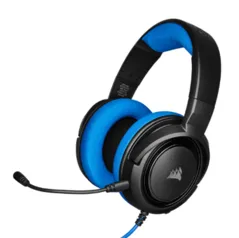 Headset Gamer Corsair HS35 Stereo Blue, CA-9011196-N