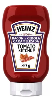 [ leve 5 pague 4 ] Ketchup Bacon & Cebola Caramelizada Heinz 397g