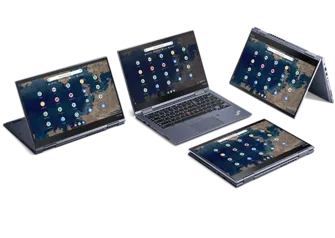 Notebook Chromebook TPC13 YogaG1 - R5-3500C 8RAM 128SSD Tela 13" FHD IPS Touch Caneta Leitor Digital