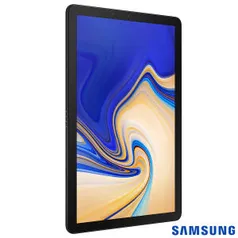 Tablet Samsung Galaxy Tab S4 Preto com 10,5”, 4G R$ 2999