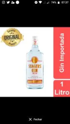 Gin Seagers 1L | R$ 28