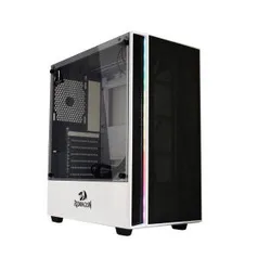 Gabinete Redragon Grapple Vidro Temperado Branco (Cupom + AME)