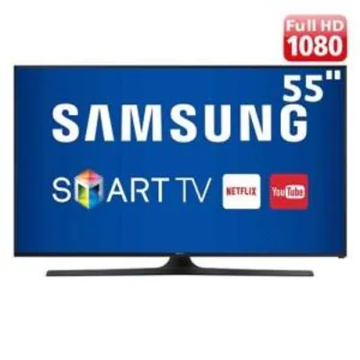 [Extra] Smart TV LED 55" Full HD Samsung 55J5300por R$ 2440