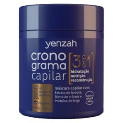 Yenzah Cronograma Capilar 3 Em 1 - Máscara de Tratamento - 480g | R$16